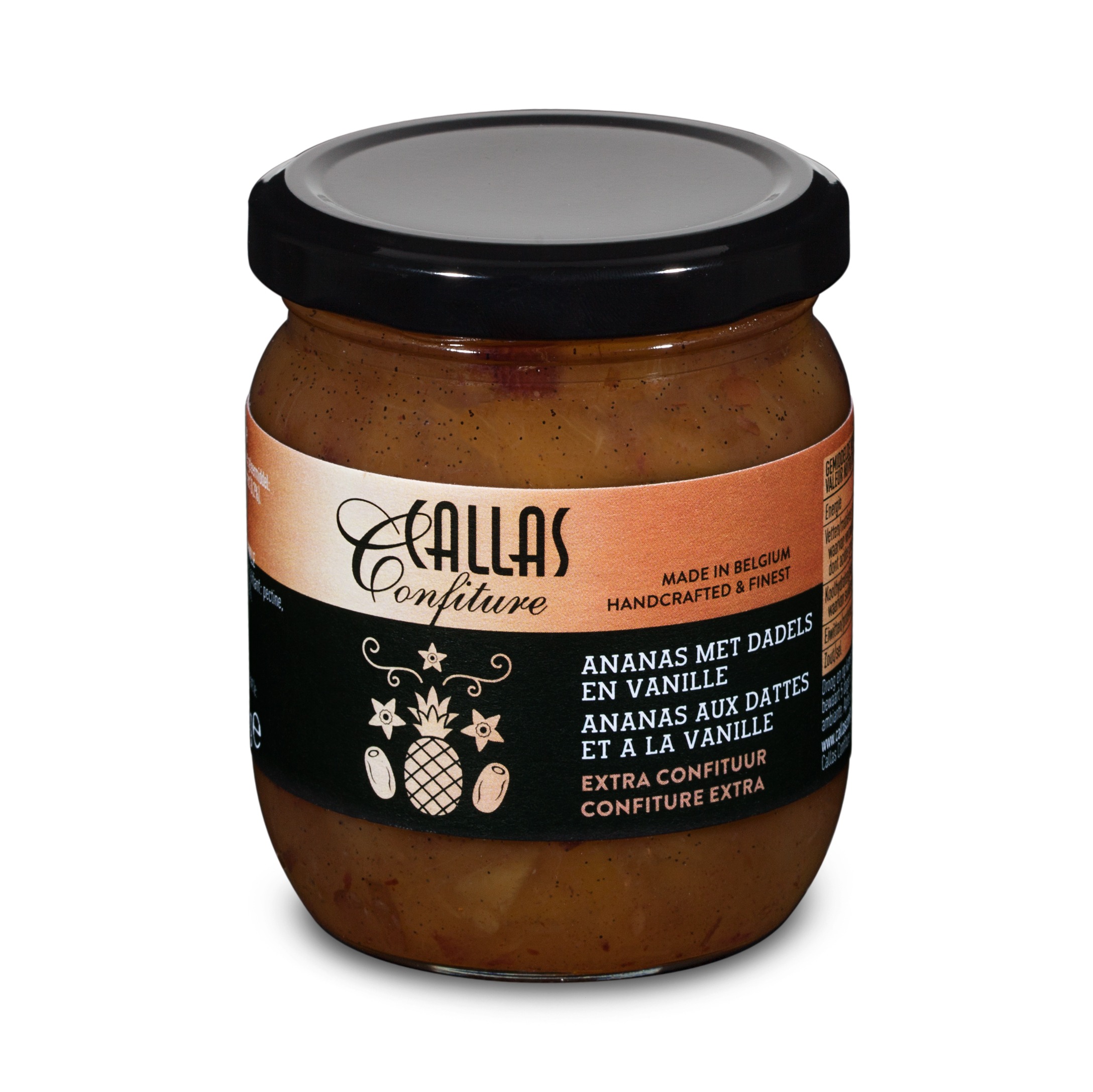 Confitura de pinya, dàtils i vainilla